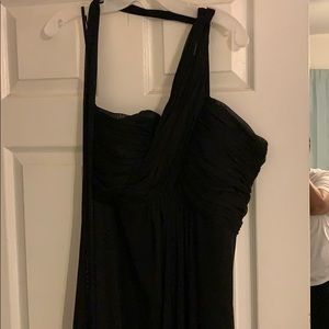 Long black gown